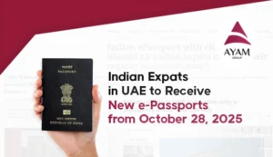 Indian Expats in UAE to Receive New e-Passports from October 28, 2025