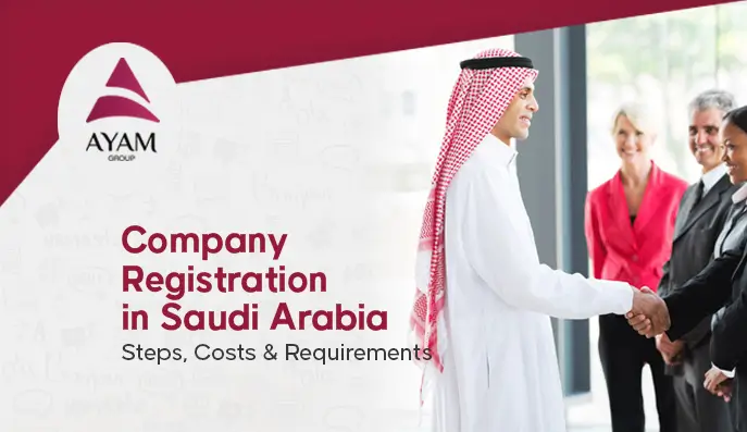 Arab shaking hands for successful company registration in Saudi Arabia