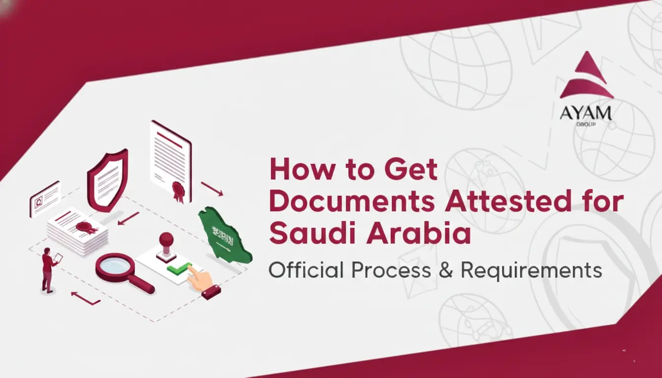 how to get documents attested in saudi arabia